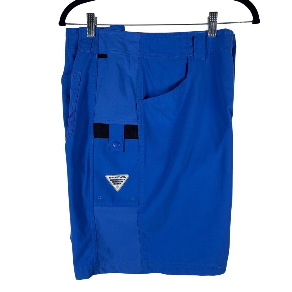 COLUMBIA Hybrid "Big Katuna II" PFG Blue Shorts Men’s Size 36 - Picture 10 of 11